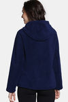 Zivame Winter Plum Sherpa Hoodie - Medieval Blue — thumbnail 4